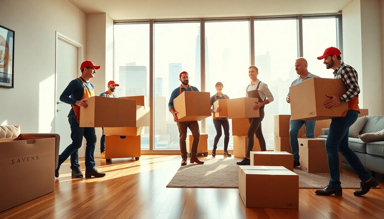 Moving company nyc professionals carefully handling client belongings during an efficient residential move.