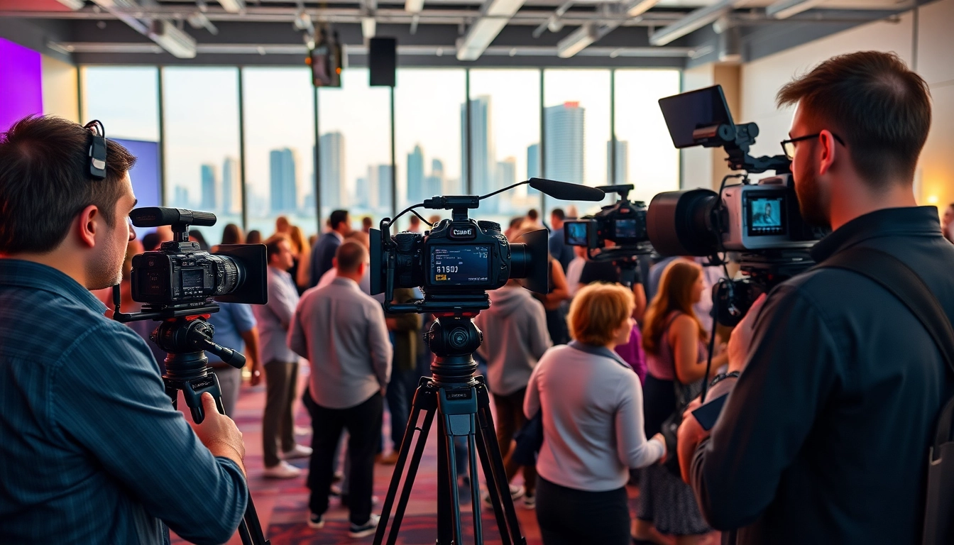 Capture exceptional moments at Miami Corporate Event Videography Photography with dynamic videography services.