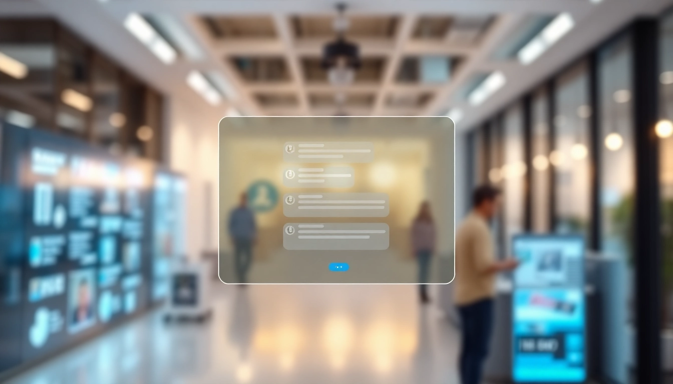 Engaging AI bot for websites showcased prominently in a modern website interface.