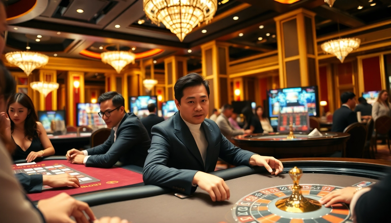 Experience the excitement of TPower casino with players enjoying live gaming.
