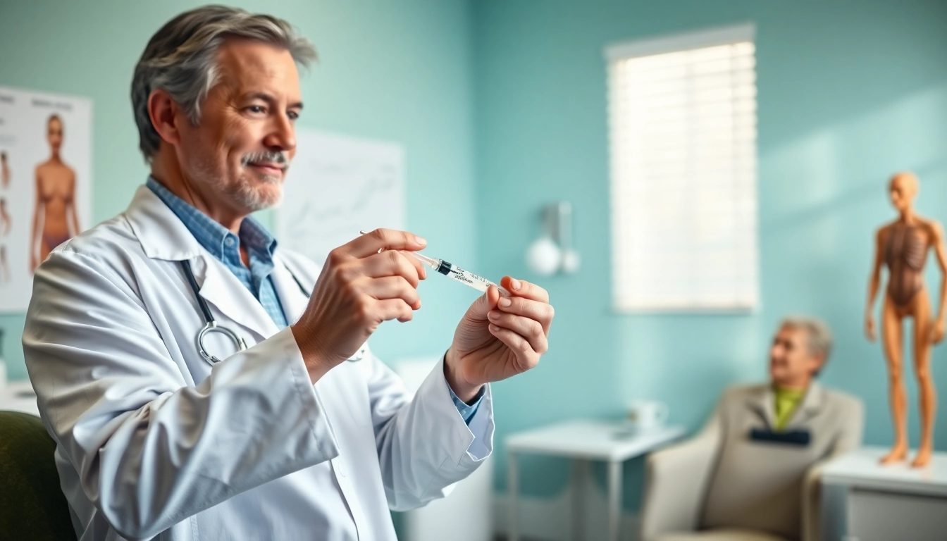 Engaging discussion on Injectable Weight Loss between a physician and patient in a modern clinic setting.