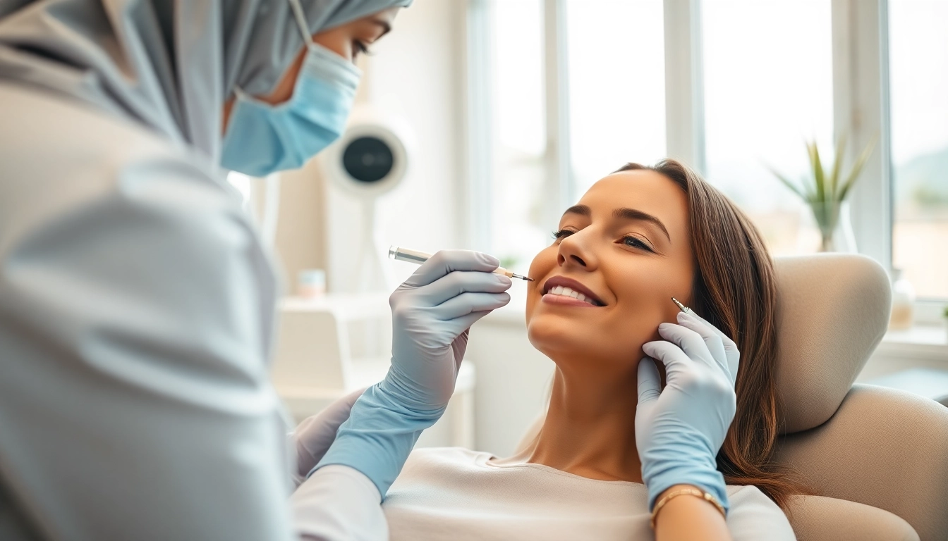 Enhance your beauty with facial balancing with fillers through expert application.