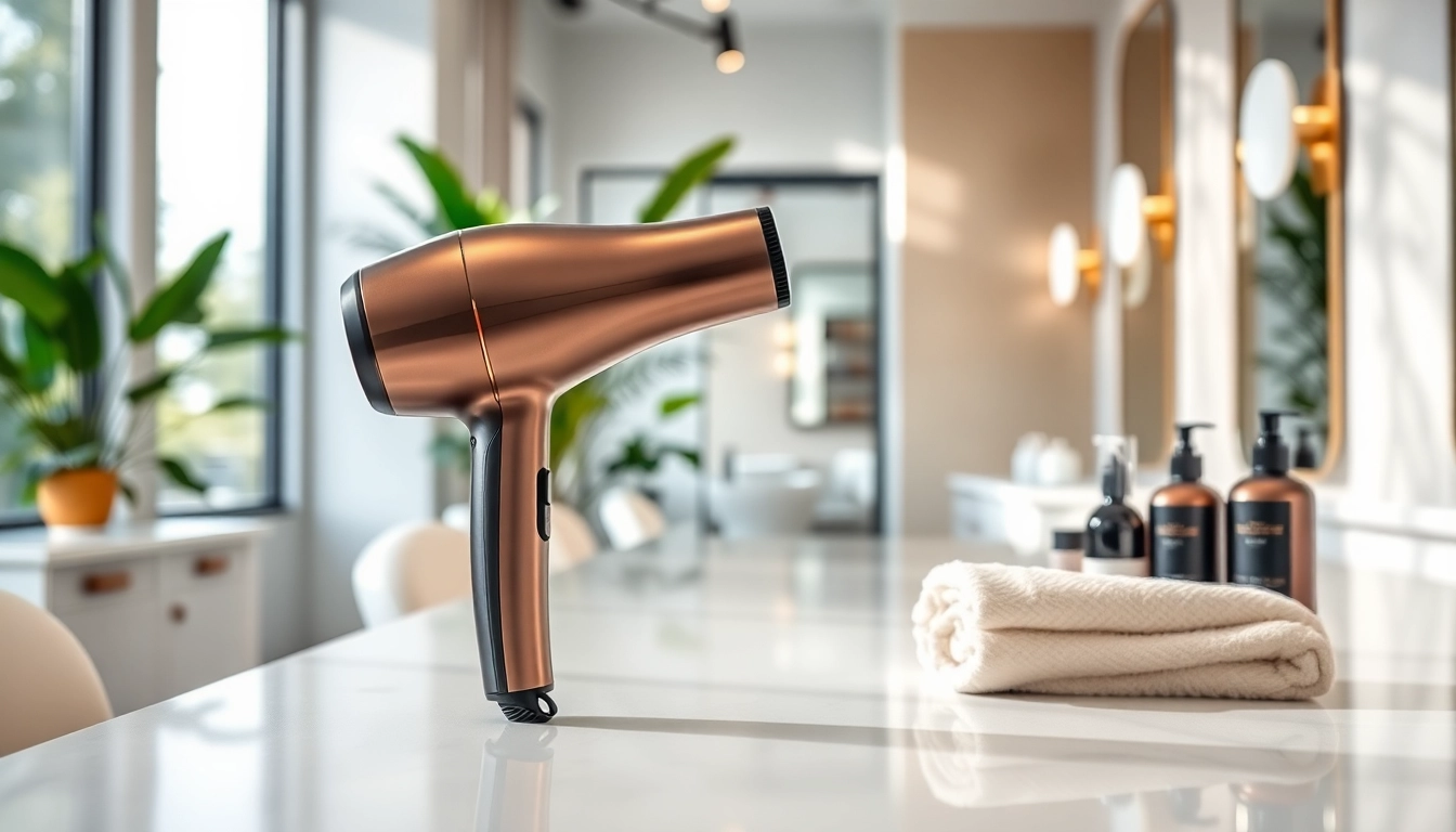Elevate your styling with a luxury hair dryer designed for professional results.