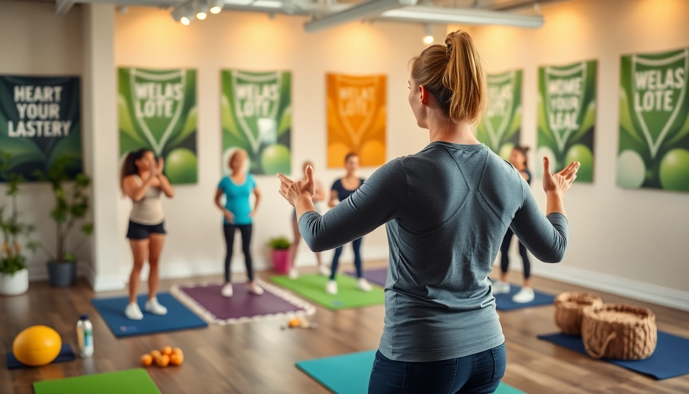 Engaging session at a las vegas weight loss center with a coach and participants in action.