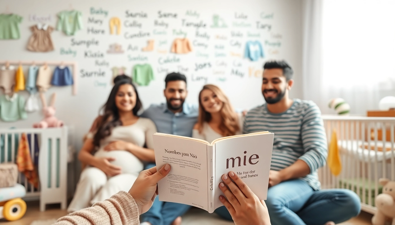 Descubre Nombres para Niño en un acogedor nursery lleno de luz y calidez familiar.