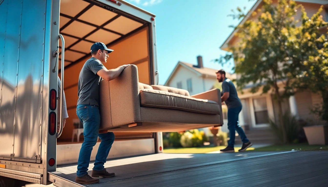 Expert movers calgary handling furniture with care during a residential move.