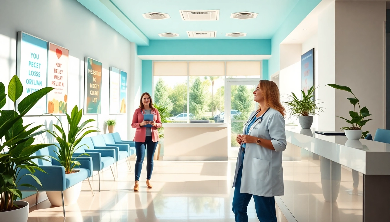Consultation at weight loss clinic las vegas nv showcasing a friendly healthcare provider.